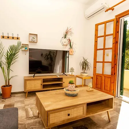 Blue Wave With Pool 100m From The * Karousádes